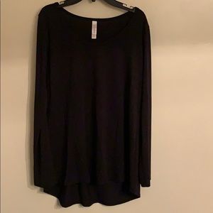 Lularoe long sleeve black T-shirt
